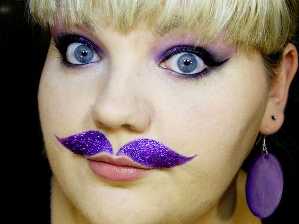 Feminine Facial Hair Tattoos