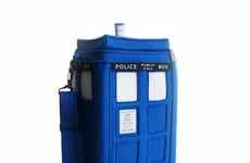 Sci-Fi Phone Booth Handbags
