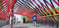 Red Winding Walkways Image 6
