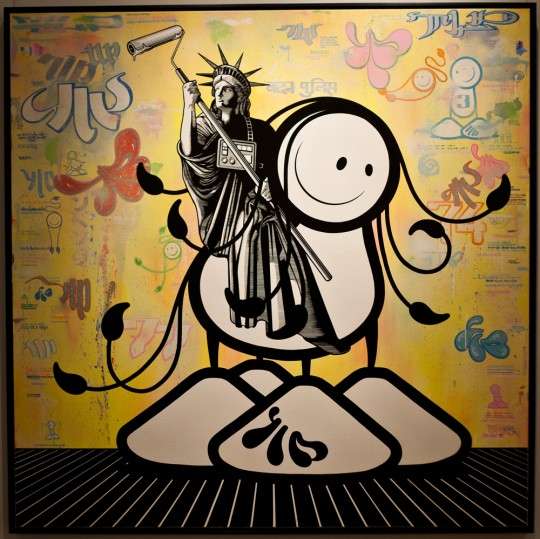 Landmark-Spoofing Street Art