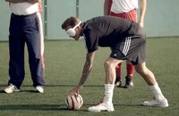 Blindfolded Soccer Stars Image 7