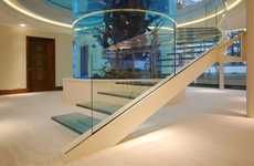 Cantilevered Transparent Staircases