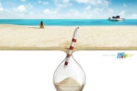 Beachscape Hourglass Ads Image 2