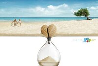 Beachscape Hourglass Ads Image 3