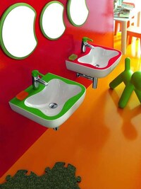 Colorful Child-Centric Restrooms Image 2