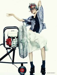 Futuristic Sequin-Faced Shoots Image 6