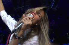 Lip-Syncing Supermodels