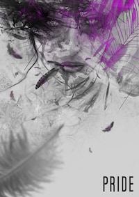 Chaotic Smeared Paint Portraits Image 8