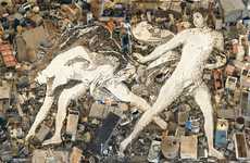 Paint-Like Garbage Art