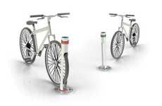 Subterranean Bicycle Stands