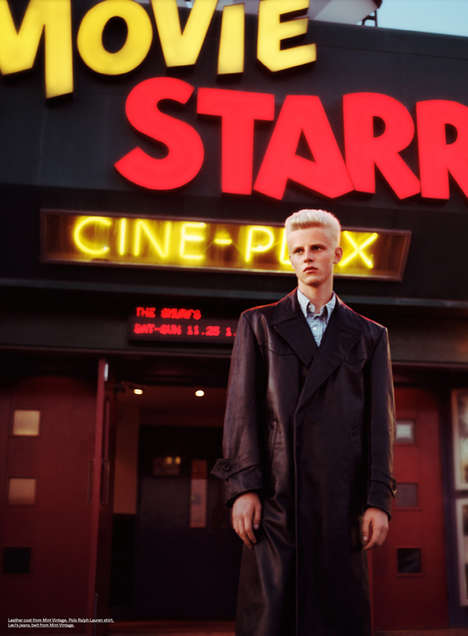 Leather-Clad Menswear Captures