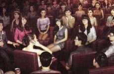 Ogling Audience Cellphone Ads