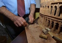 Corked Colosseum Sculptures Image 2