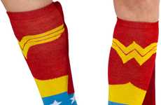 Cape-Crusading Knee Highs