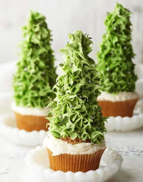 Festive Tree-Topped Cakes