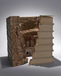 Carved Literature Sculptures Image 6