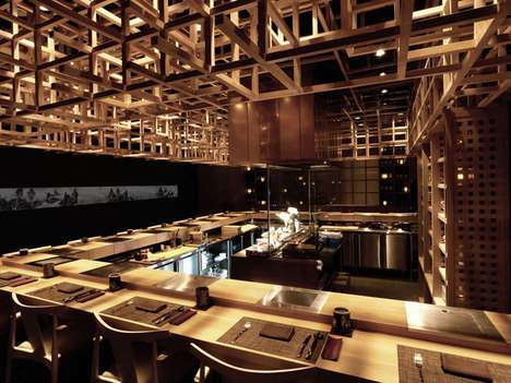 Gridlike Bar Interiors