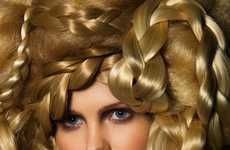 Bulky Blonde Braid Photography