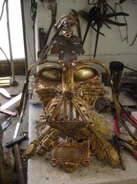Sci-Fi Brass Sculptures Image 7