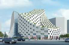 Undulating Pixelated Buildings