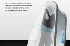 Upright Bathing Pods