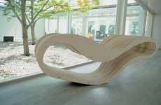 Wavy Wooden Lounges