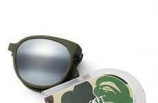 Collapsible Olive Shades