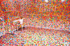 Chaotic Sticker Installations