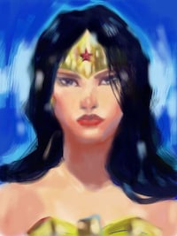 Touchscreen Tablet Comic Art Image 3