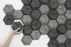 Wall-Mounted Geometric Projections : Edgy Room Shaping Tiles