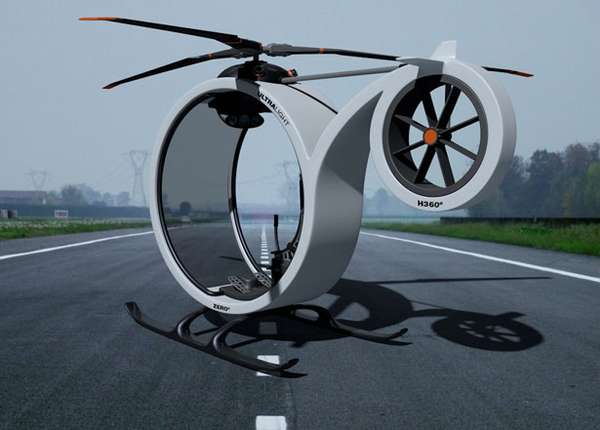Circular Single-Seat Choppers: The Zero Helicopter Concept is Designed ...