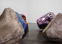 Metallic Stone Sculptures Image 3