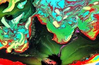 Unearthly Paint Macrophotography Image 4