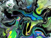 Unearthly Paint Macrophotography Image 8
