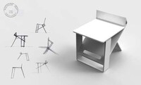 Flatpacked Backless Chairs Image 7
