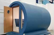 Cylindrical Pop-Up Homes