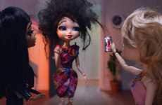 Glamorous Puppet Drink Ads