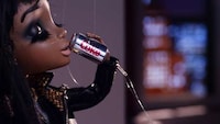 Glamorous Puppet Drink Ads Image 2