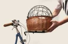 Quaint European Bike Baskets