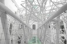 Intertwined Glass Structures