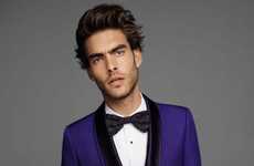 Dashing Eggplant-Toned Tuxedos