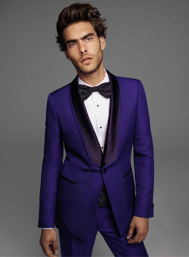 Dashing Eggplant-Toned Tuxedos
