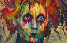 Rainbow-Hued Pop Portraits