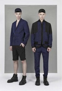 Color-Blocked Menswear Lookbooks Image 2