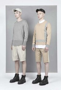 Color-Blocked Menswear Lookbooks Image 3