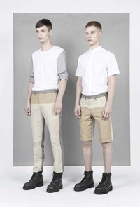 Color-Blocked Menswear Lookbooks Image 6