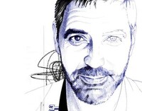 Crosshatched Celebrity Drawings