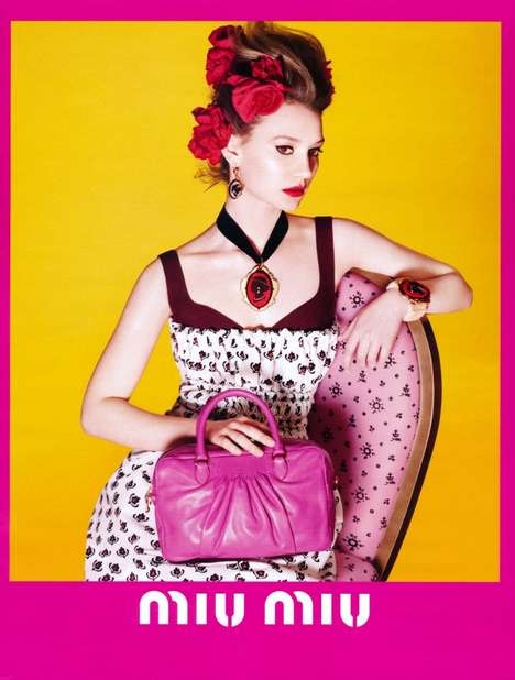 Neon Floral Fashion Campaigns