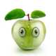 Endearing Emotive Apple Art Image 4