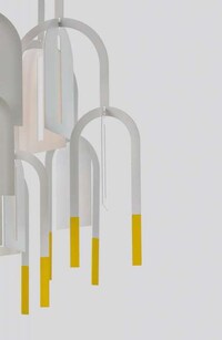 Contemporary Paper-Like Chandeliers Image 3